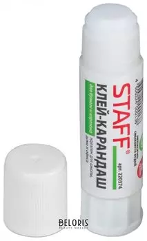 Клей-карандаш STAFF, 8г