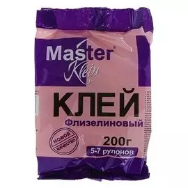 Клей обойный Master Klein, для флизелиновых обоев, 200 г