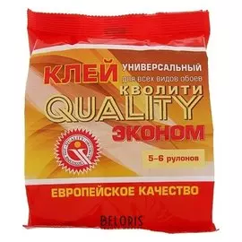 Клей обойный Quality, универсальный, мягкая упаковка, 150 г