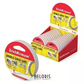 Клейкая лента двусторонняя 12 мм х 10 метров, Erich Krause
