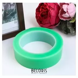 Клейкая лента силикон клеится на обе стороны "Зелёный" ширина 3 см, намотка 2 метра