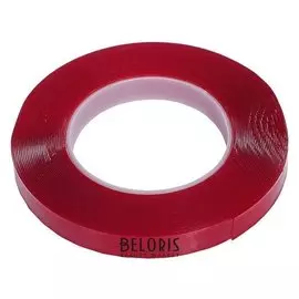 Клейкая лента Torso, прозрачная, двусторонняя, акриловая, 15 мм X 10 м