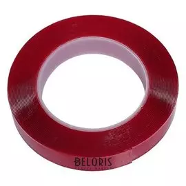 Клейкая лента Torso, прозрачная, двусторонняя, акриловая, 20 мм X 7 м