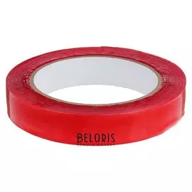 Клейкая лента Torso, прозрачная, двусторонняя, акриловая, 20 мм х 5 м