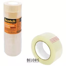 Клейкие ленты 19 мм х 33 м канцелярские Scotch 500, комплект 8 шт., 45 мкм