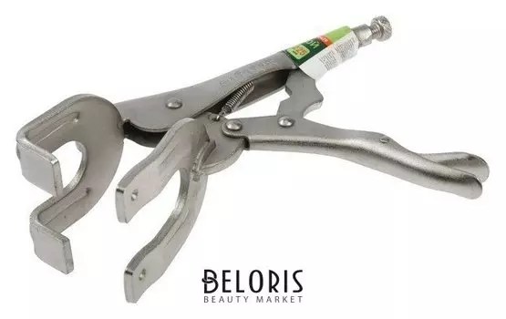 Клещи зажимные "Сибртех" 18429, ручной, двойной, точечная фиксация, 225 мм