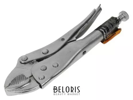 Клещи зажимные Sparta, 180 мм, полукруглый захват