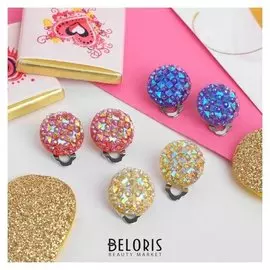 Клипсы детские "Выбражулька" блёстка