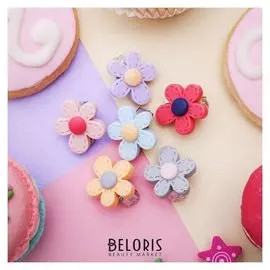 Клипсы детские "Выбражулька" цветочек нежный