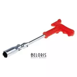 Ключ свечной Tundra, с карданным шарниром, 16 мм