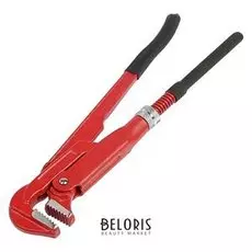 Ключ трубный рычажный Lom, плоский зажим 90°, раскрытие до 30 мм, №0, 3/4"