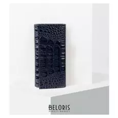 Ключница, 4 карабина, цвет синий