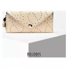 Ключница, 7 карабинов на кнопке, цвет бежевый