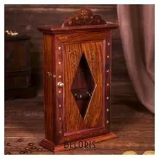 Ключница дерево "Ромб" 28х16х6 см