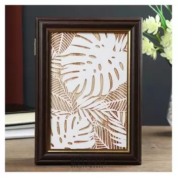 Ключница Листья Венге 15х21 см