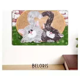 Ключница "Неразлучники" 21,5х13,5х2 см