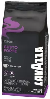 Кофе в зернах Lavazza "Gusto Forte Expert", 1000 г, вакуумная упаковка, 2868