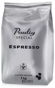 Кофе в зернах Paulig (Паулиг) "Special Espresso", натуральный, 1000 г, вакуумная упаковка, 16545
