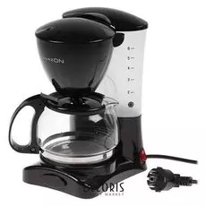 Кофеварка Luazon Lkm-651, капельная, 650 Вт, 0.6 л, чёрная