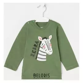 Кофточка, цвет оливковый, рост 74-80 см