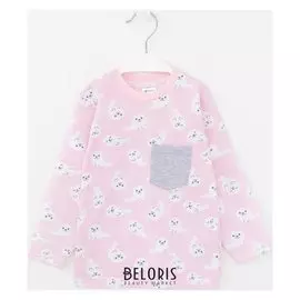 Кофточка, цвет розовый, рост 80 см