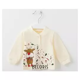 Кофточка детская, цвет экрю, рост 56 см