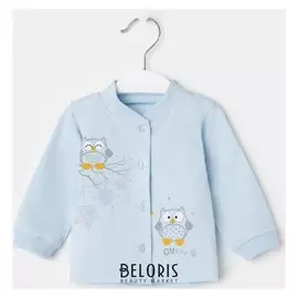 Кофточка детская, цвет голубой, рост 68 см (44)