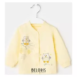 Кофточка детская, цвет желтый, рост 62 см (40)