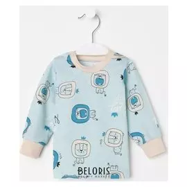 Кофточка детская King, цвет голубой, рост 74 см