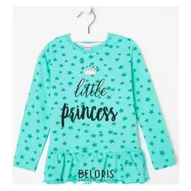 Кофточка для девочки, цвет бирюзовый, рост 86 см