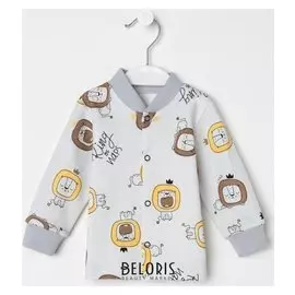 Кофточка для мальчика King, цвет серый, рост 80 см