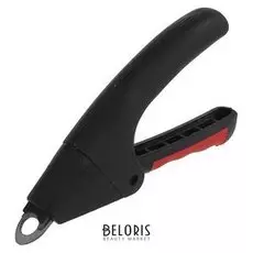 Когтерез-гильотина с нескользящей ручкой, корпус пластик, отверстие 9 мм, микс цветов