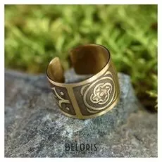 Кольцо-амулет «Род», латунь, D=17-23 мм