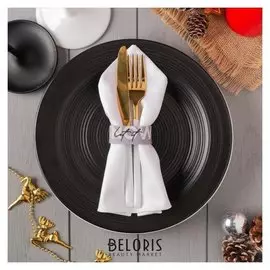 Кольцо для салфетки "Merry Christmas" 20,5х2,5 см, 100% п/э, фетр