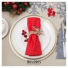 Кольцо для салфетки "Олень" 7х11 см, дерево