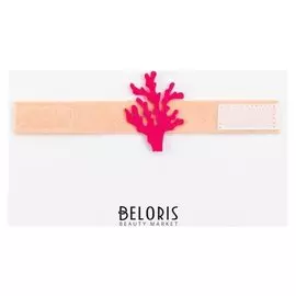 Кольцо для салфетки "Sea Love" коралл, 4,6 х 6,2 см, 100 % п-э, фетр