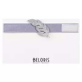 Кольцо для салфетки "Silver Feather" 4,8 х 6,5 см, 100% п/э, фетр