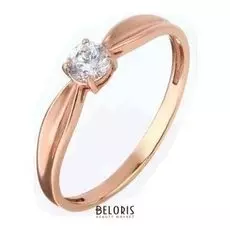 Кольцо "Мисс" позолота, размер 17