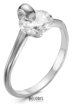 Кольцо посеребрение с оксидированием "Классика" круг, 16 размер