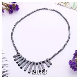 Колье "Гематит", клеопатра, форма 40 см