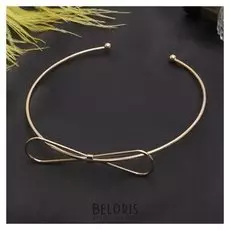 Колье "Ноэль" бант, цвет золото