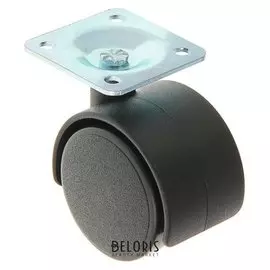 Колесо мебельное, D=40 мм, черное