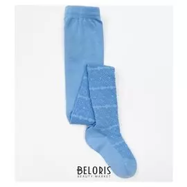 Колготки детские 2фс73-003, цвет голубой, рост 92-98 см