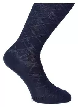 Колготки детские ажурные 2фс73-010, цвет темно-синий, рост 134-140 см