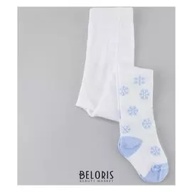 Колготки детские, цвет белый, рост 110-116