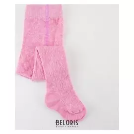 Колготки детские, цвет розовый, рост 74-80