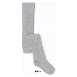 Колготки детские, цвет серый меланж, рост 134-140