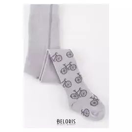 Колготки детские, цвет серый, рост 98-104