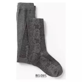 Колготки детские, цвет тёмно-серый, рост 128-140