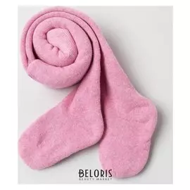 Колготки детские махровые, цвет розовый, рост 74-80